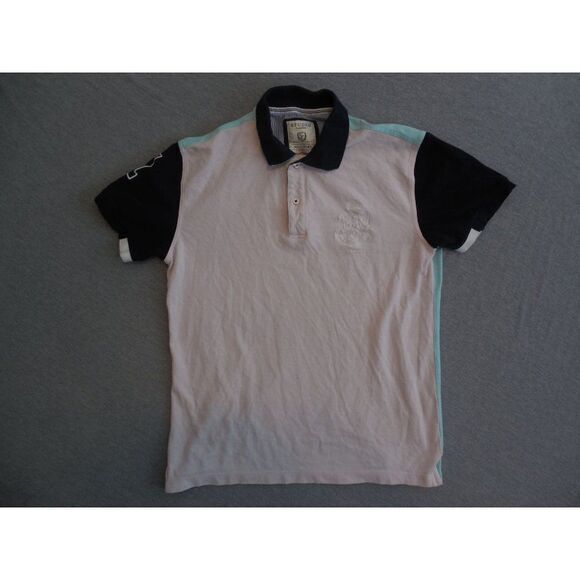 Studio Classic Polo Men Sz M Sport‎ Collection Short Sleeve Vintage Multicolor - Picture 1 of 7